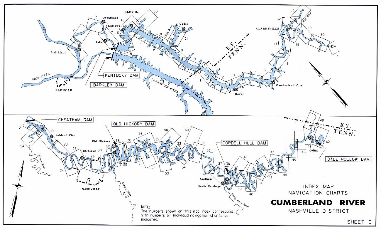 Cumberland River Index Map
